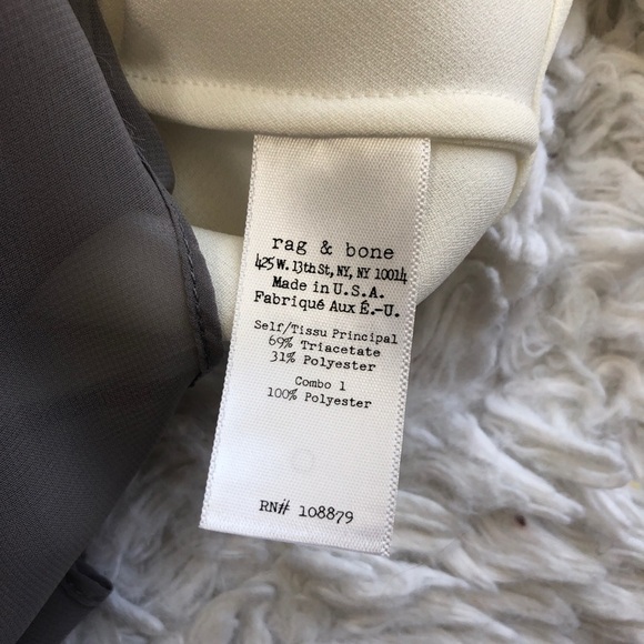 NWT Rag & Bone Fleet Top in White Sz Medium - Picture 6 of 7